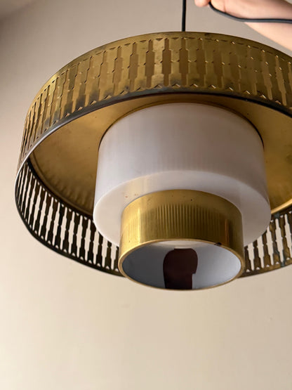 Swedish brass pendant light