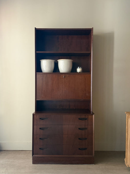 Olholm Mobelfabrik mahogany secretary hutch