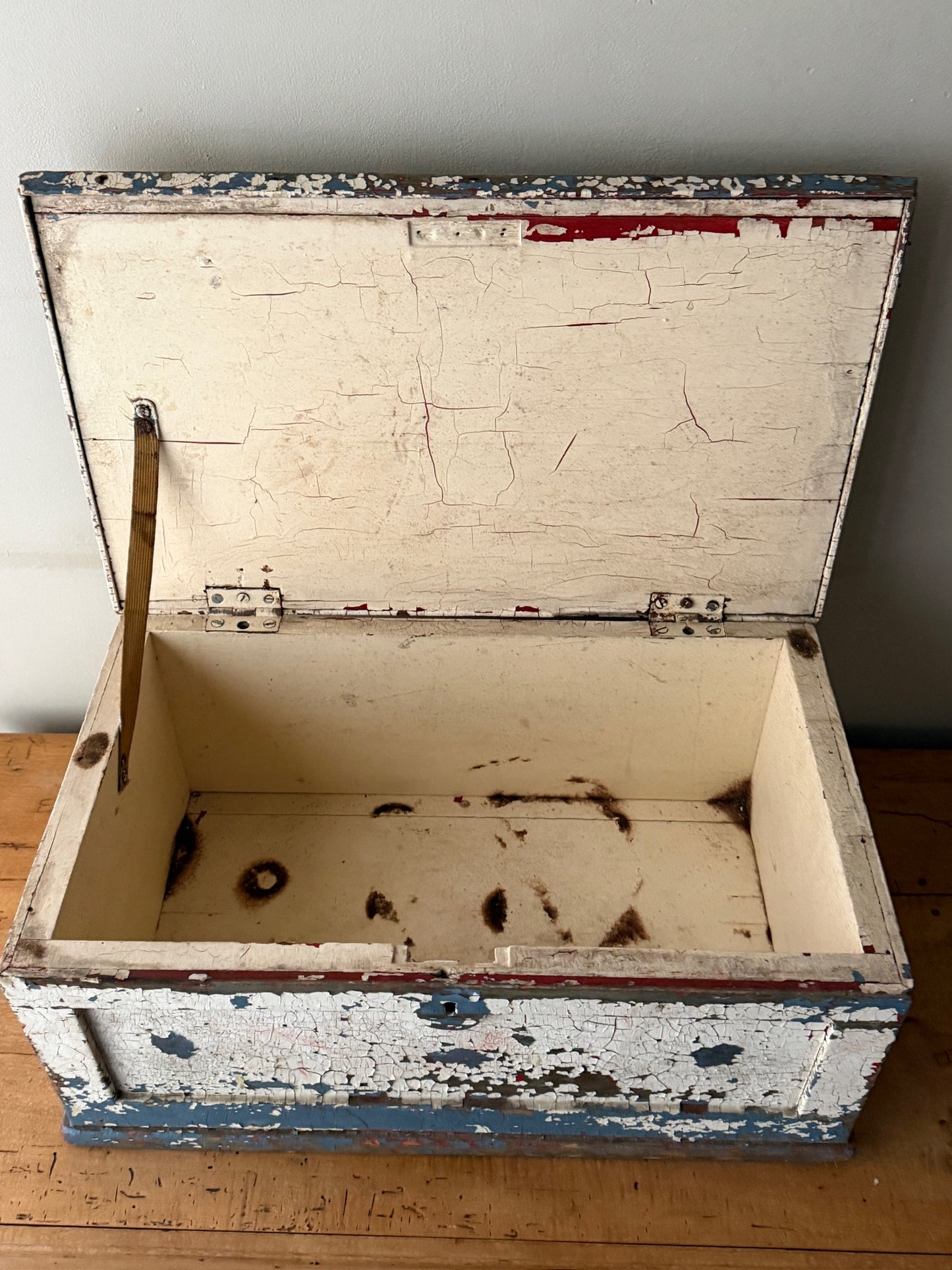 Small painted chest