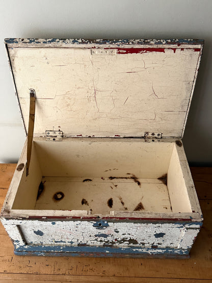 Small painted chest