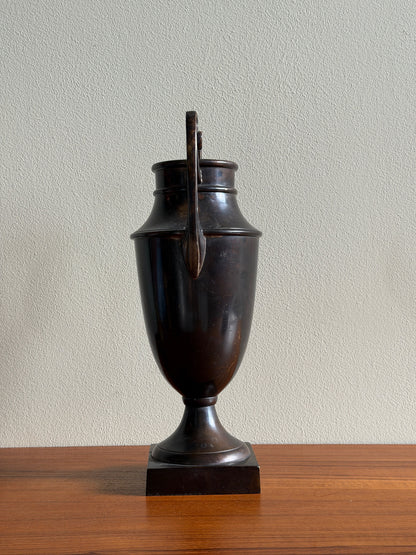 Cast bronze urn