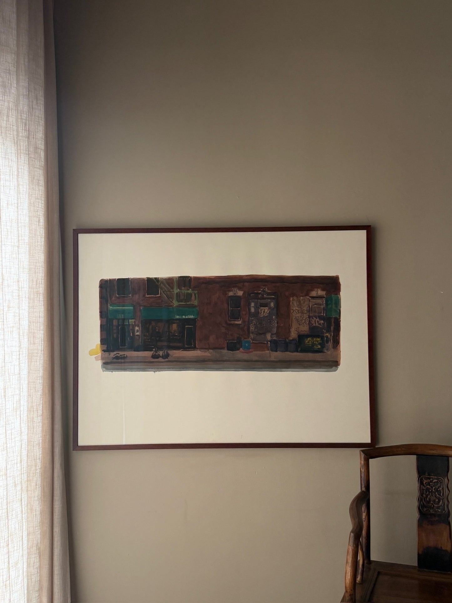 NYC cityscape by Gang Qian (b. 1958)