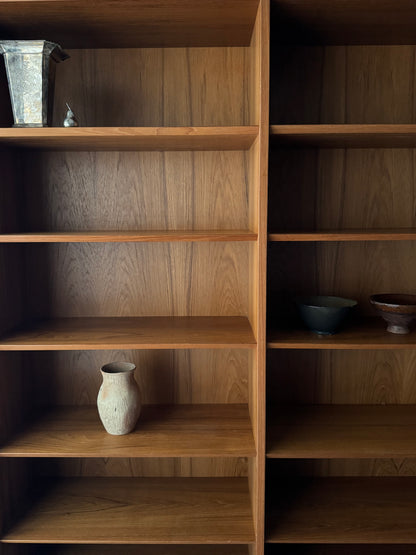 Danish teak shelving unit