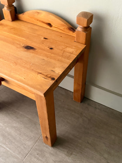 Pair of Swedish pine nightstands