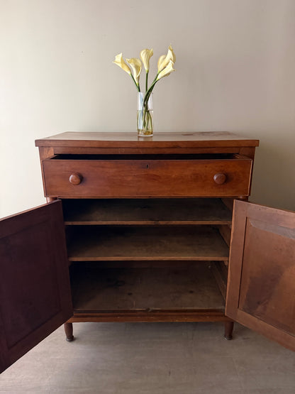 Pennsylvania Sheraton cherry jelly cupboard