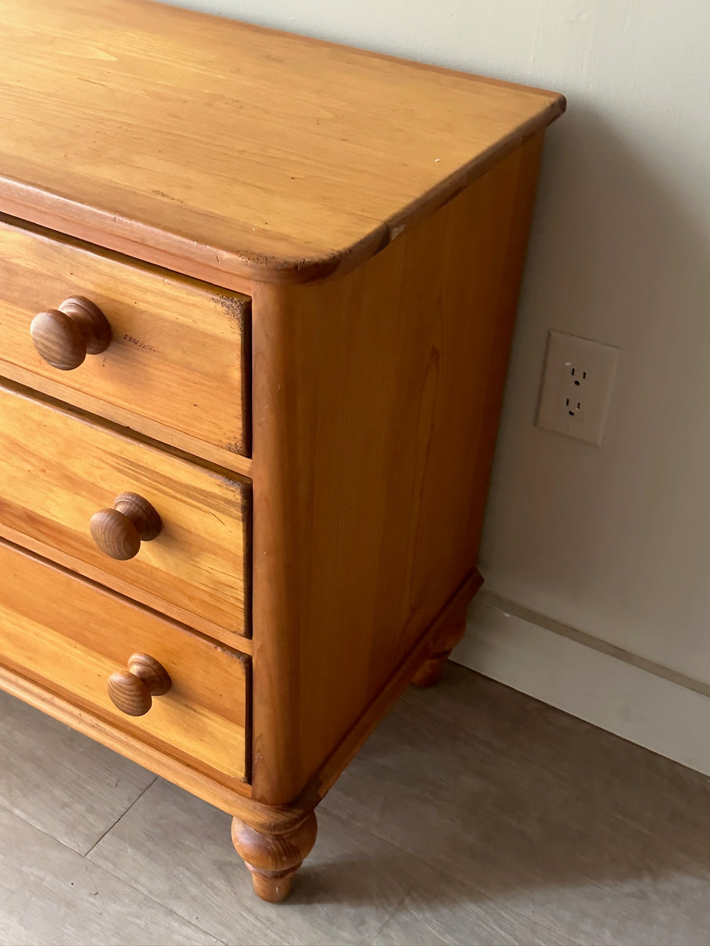 Small maple dresser