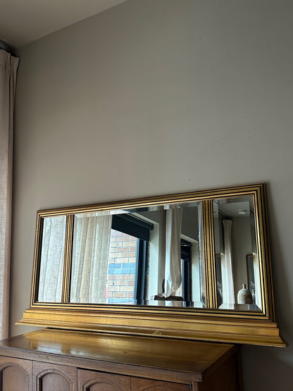 Gilt wood mirror