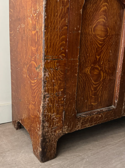 Pennsylvania grain painted jelly cupboard