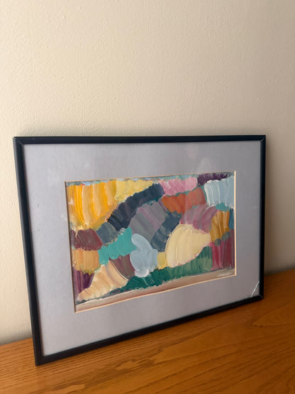 Abstract by James R. Pascucci (1928–2015). Signed.