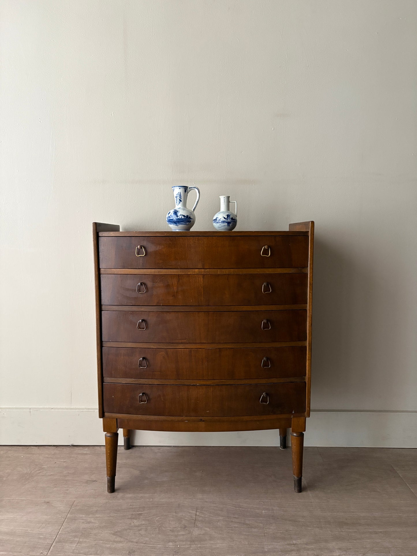Small Scandinavian walnut dresser/nightstand