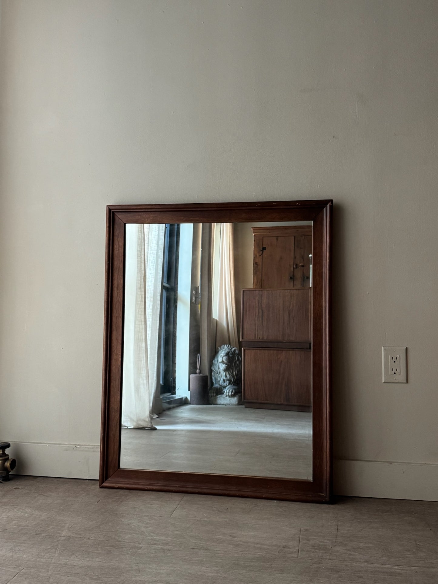 Walnut mirror