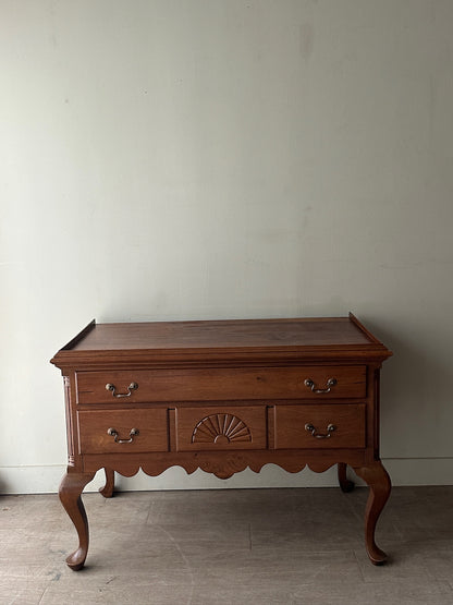 Queen Anne walnut console