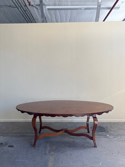 French walnut dining table