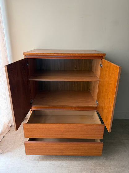 Danish teak linen press