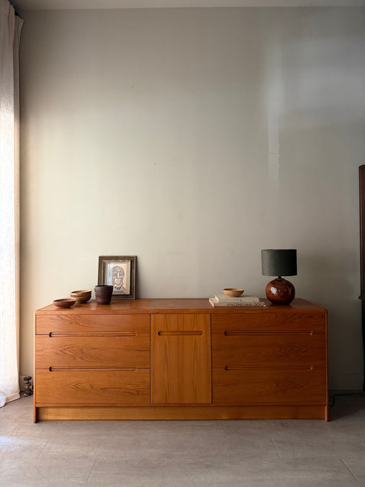 Danish teak credenza