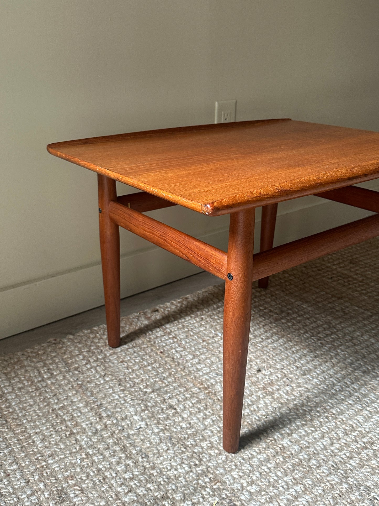 Walnut side table