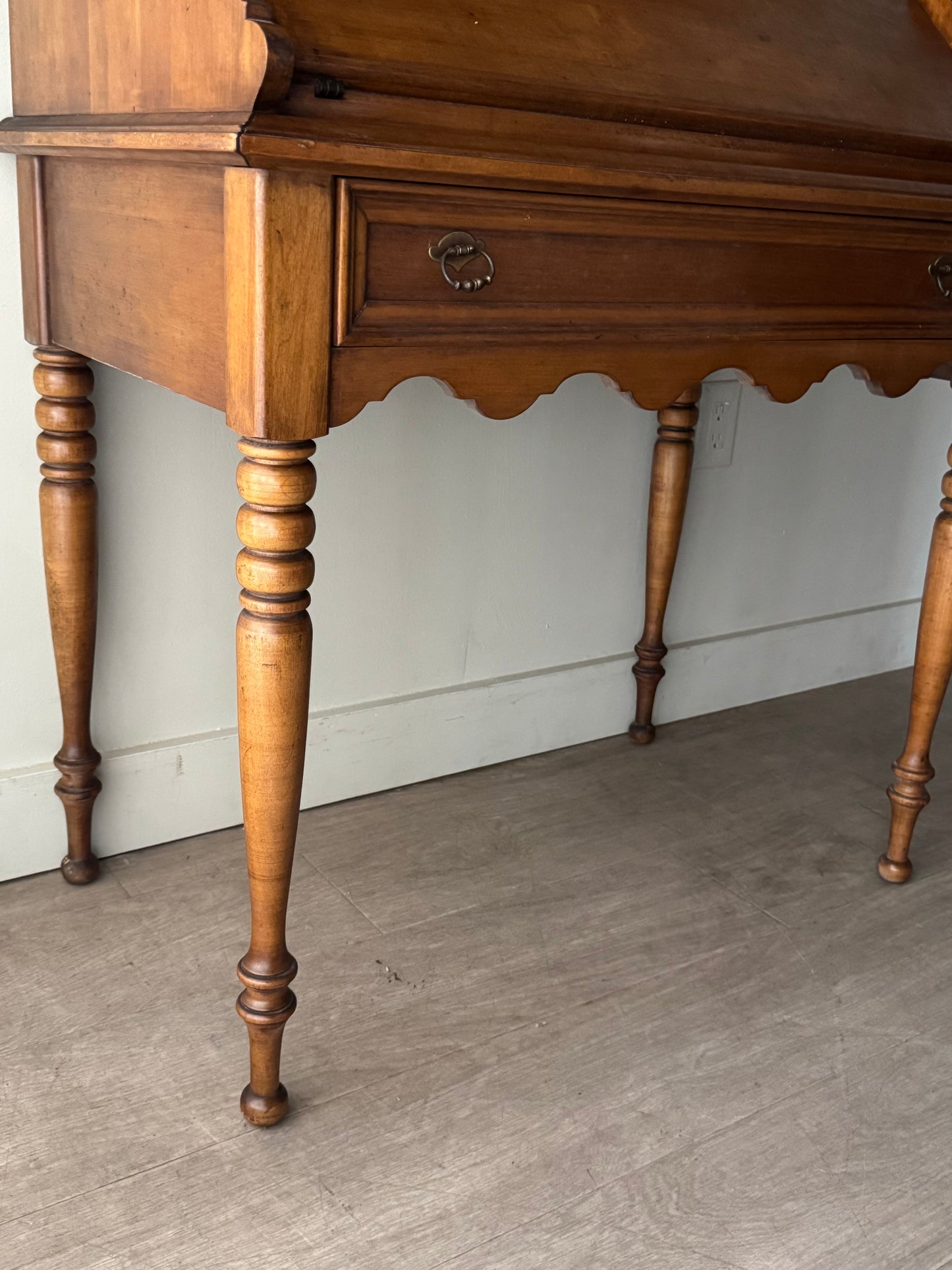 Maple secretary desk