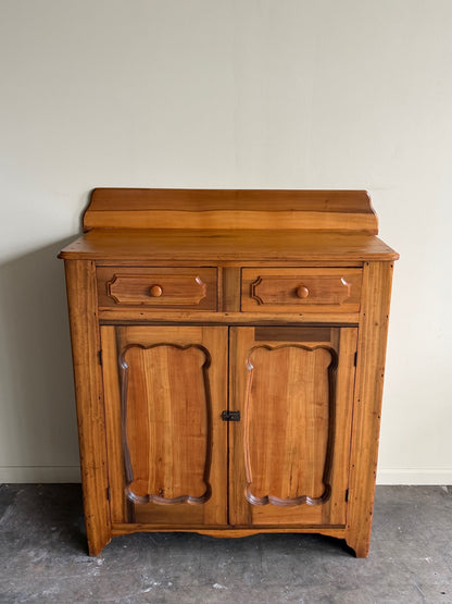 Mid-Atlantic Federal pine jelly cupboard