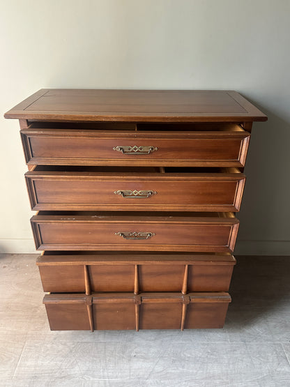Walnut tallboy