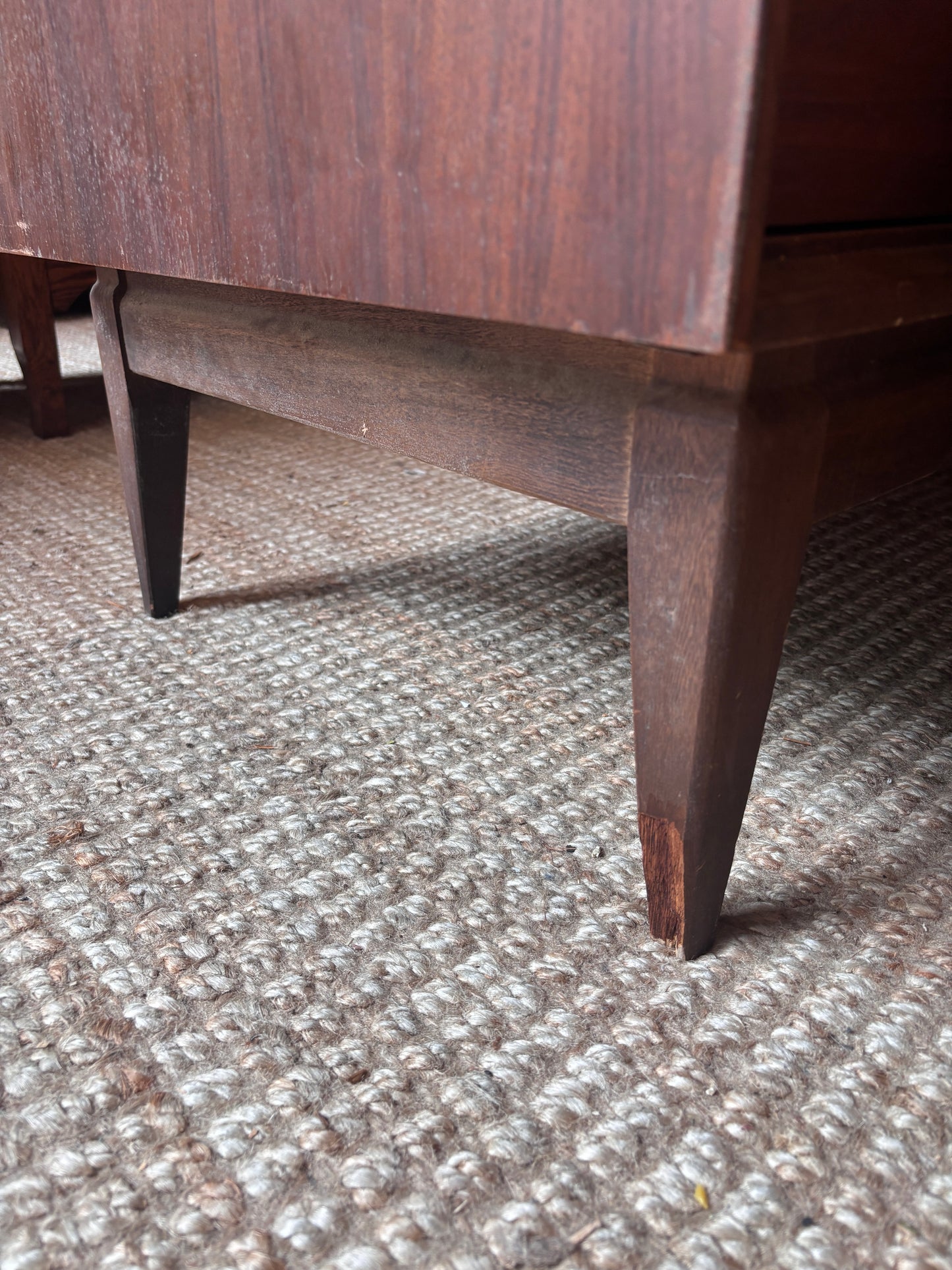 Walnut credenza