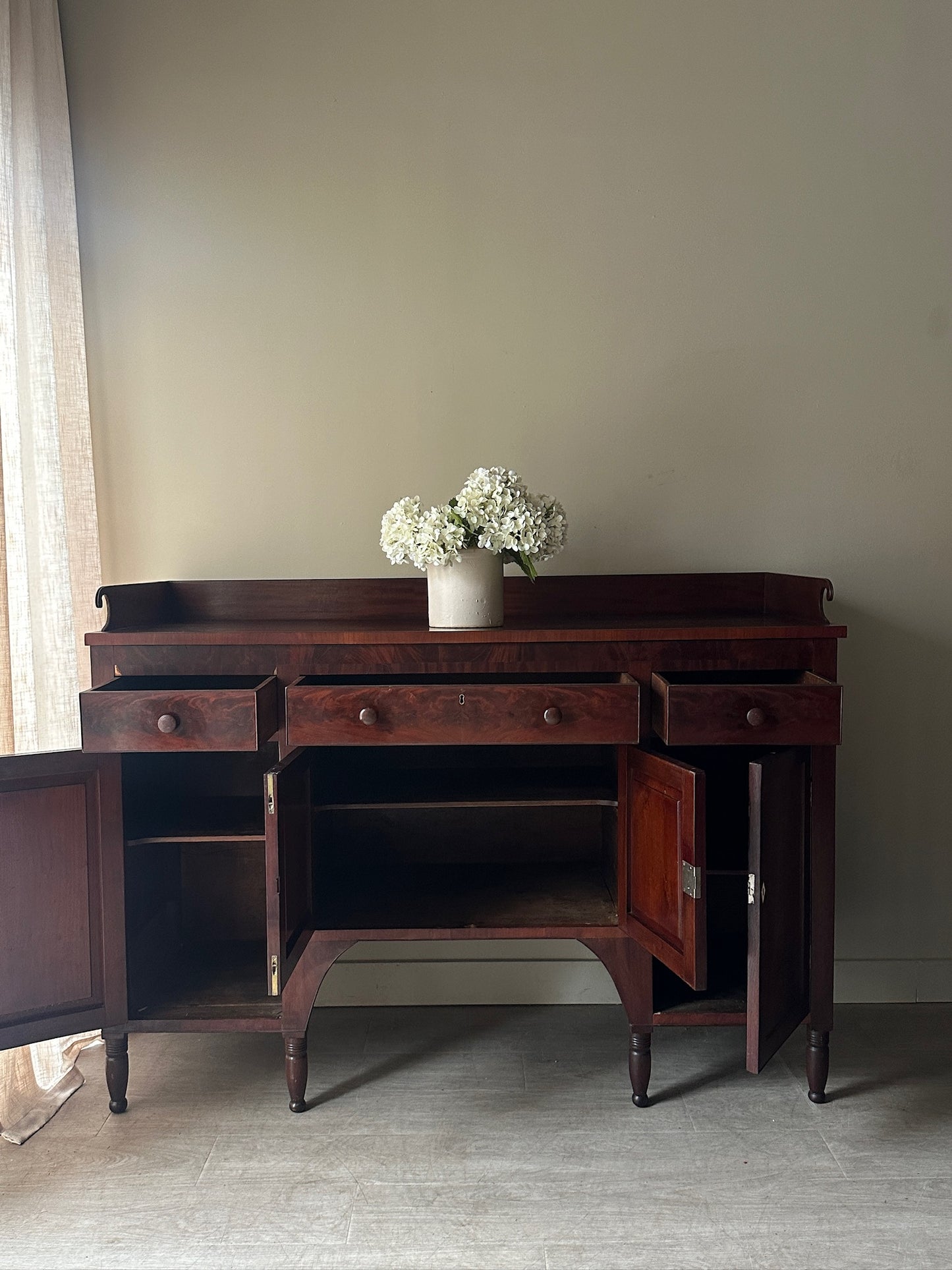 Mahogany sideboard