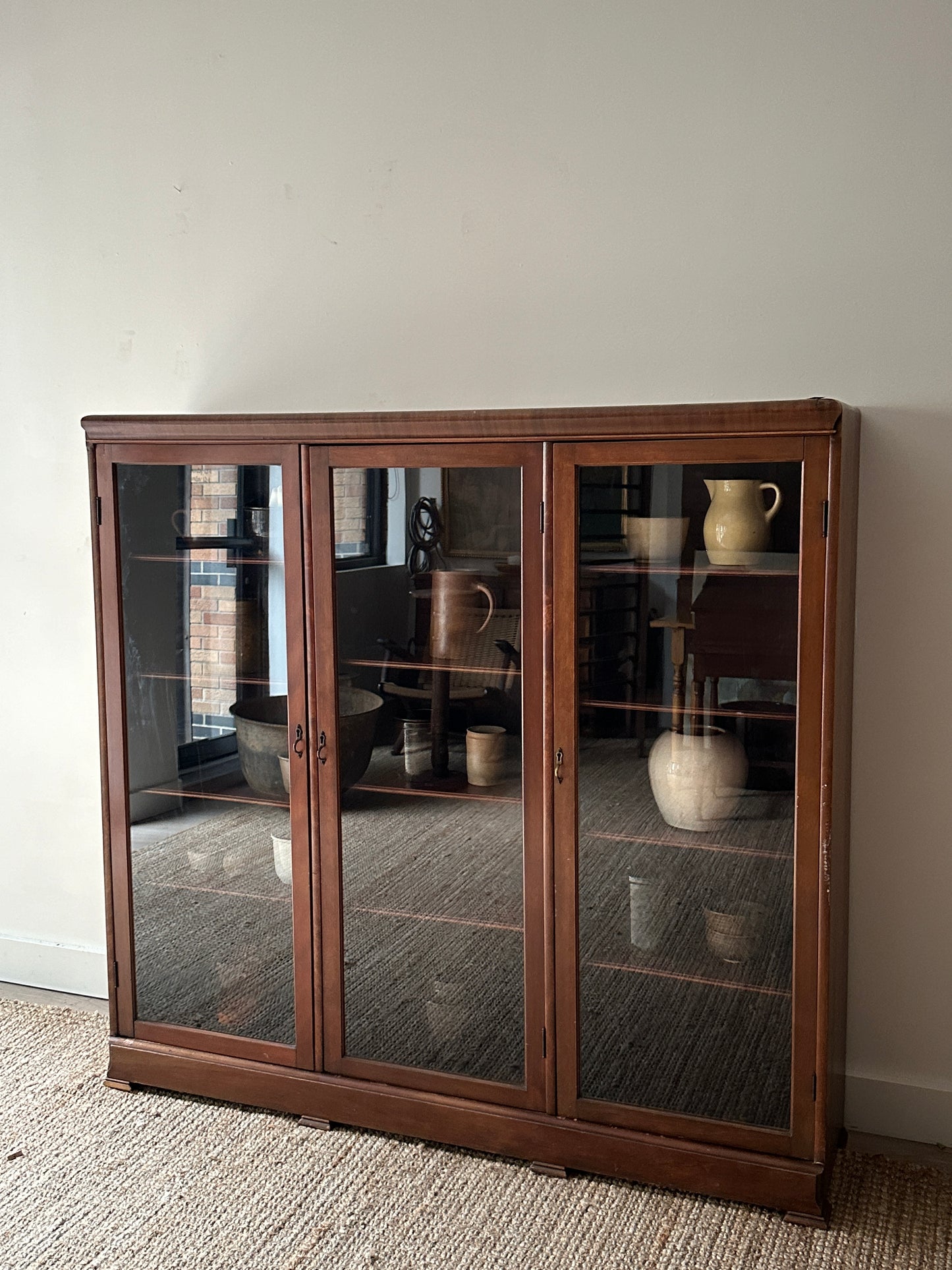 Oak display case