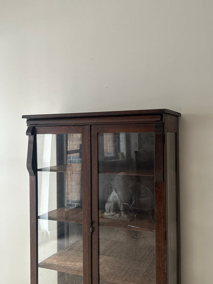 Oak display case