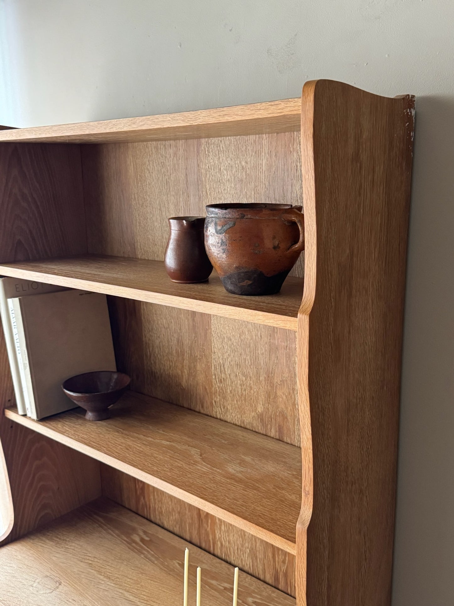 Henning Kjaernulf Danish oak bookcase cabinet