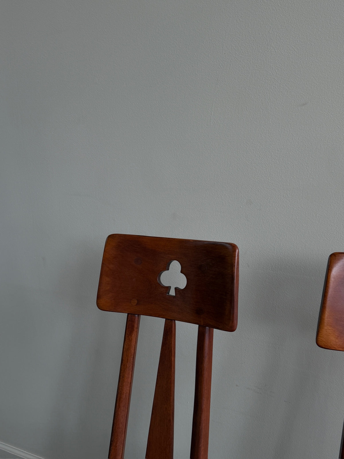 Cushman maple card suite chairs