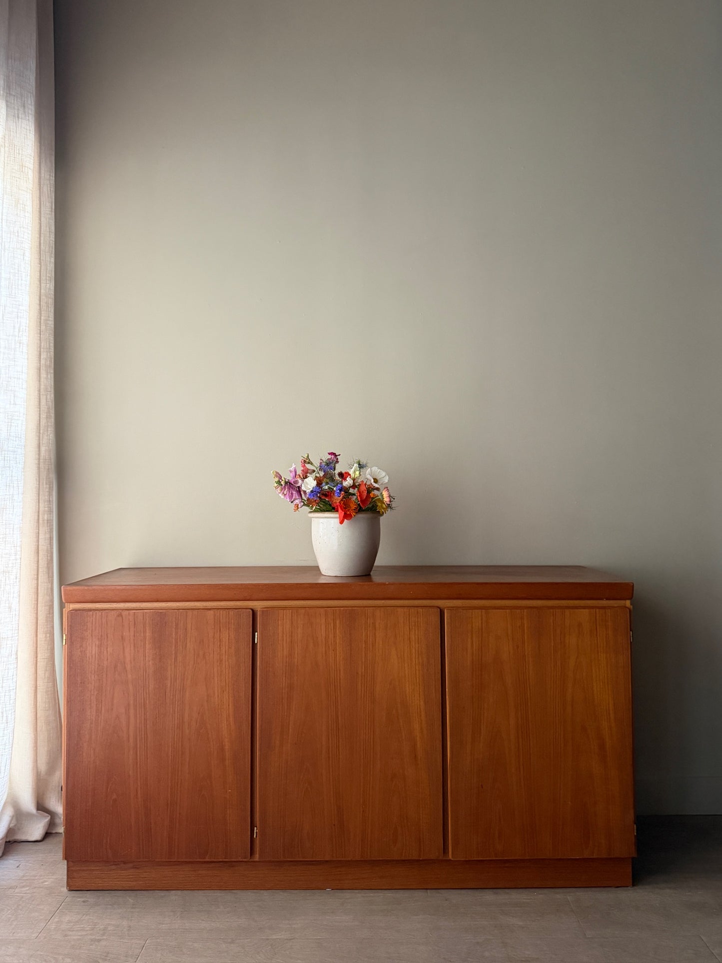 Danish teak credenza