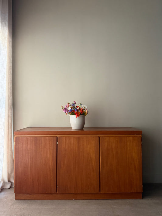 Danish teak credenza