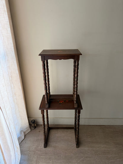 Edwardian painted oak nesting tables