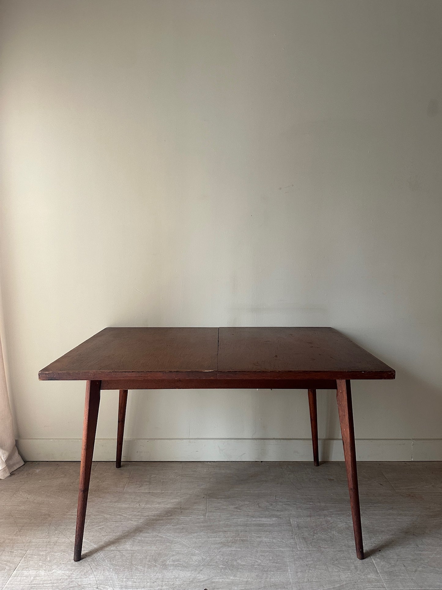 Walnut dining table with extensions