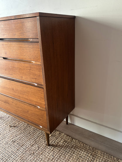 Walnut tallboy