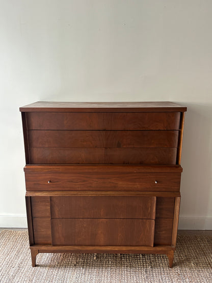 Walnut tallboy