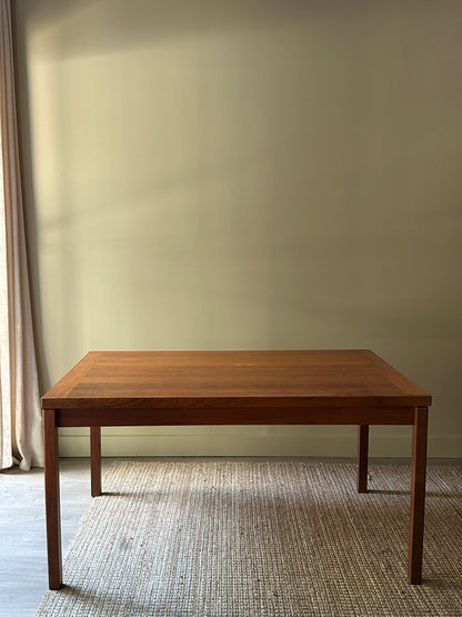 Teak extension dining table