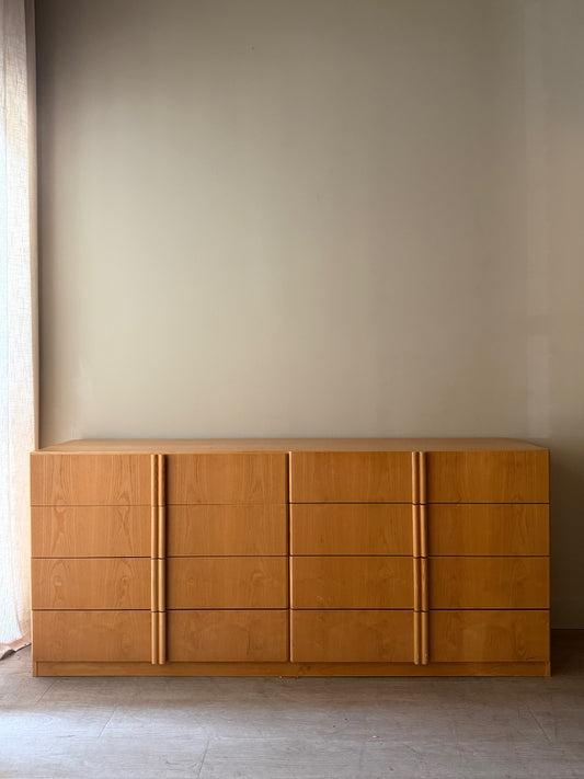 Nordisk Andels-Eksport Danish oak 8 drawer dresser