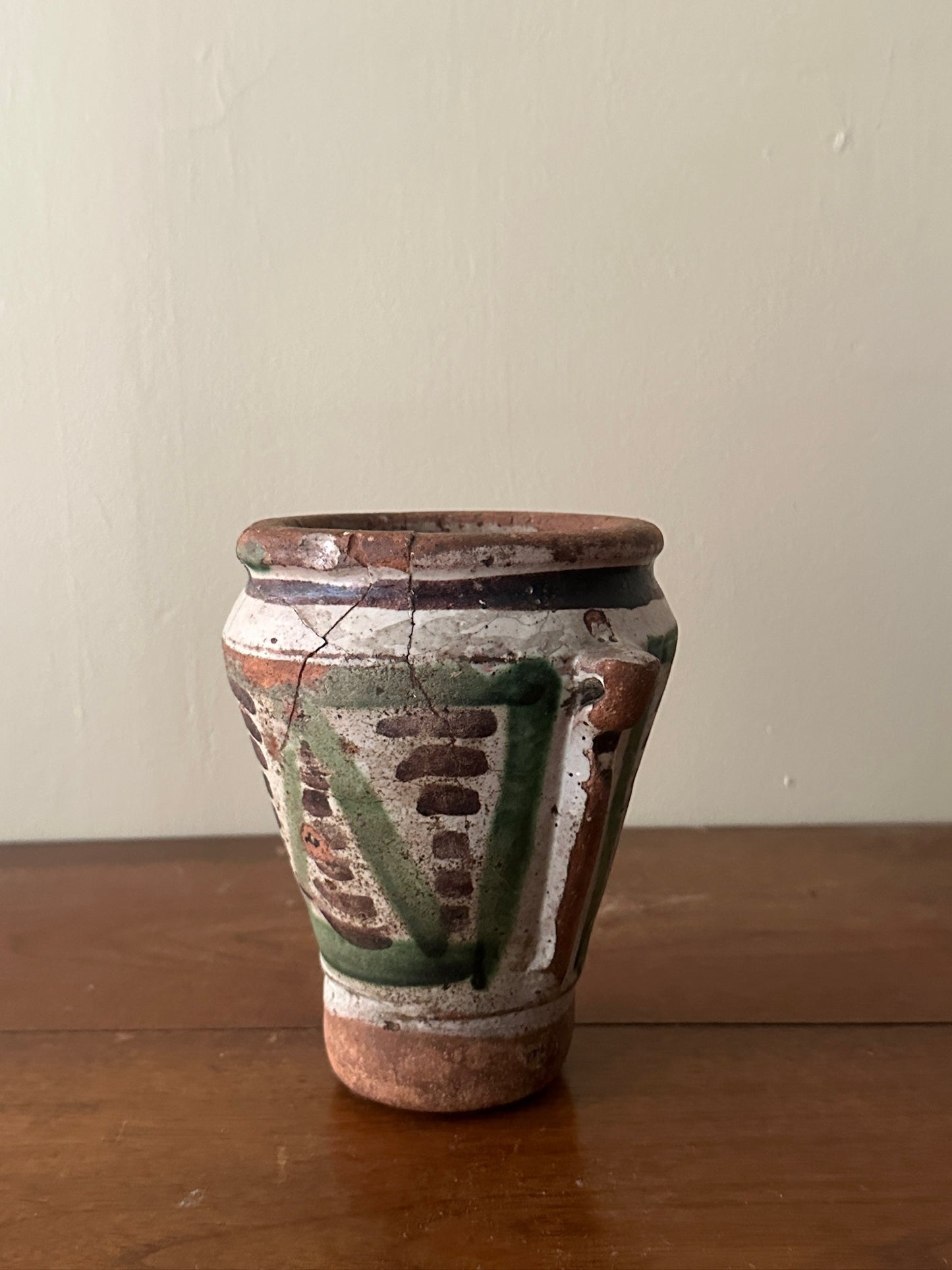 Spanish Maiolica mortar