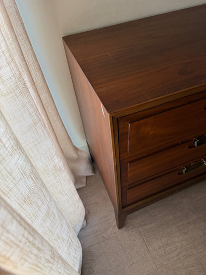 Lane walnut 9 drawer dresser