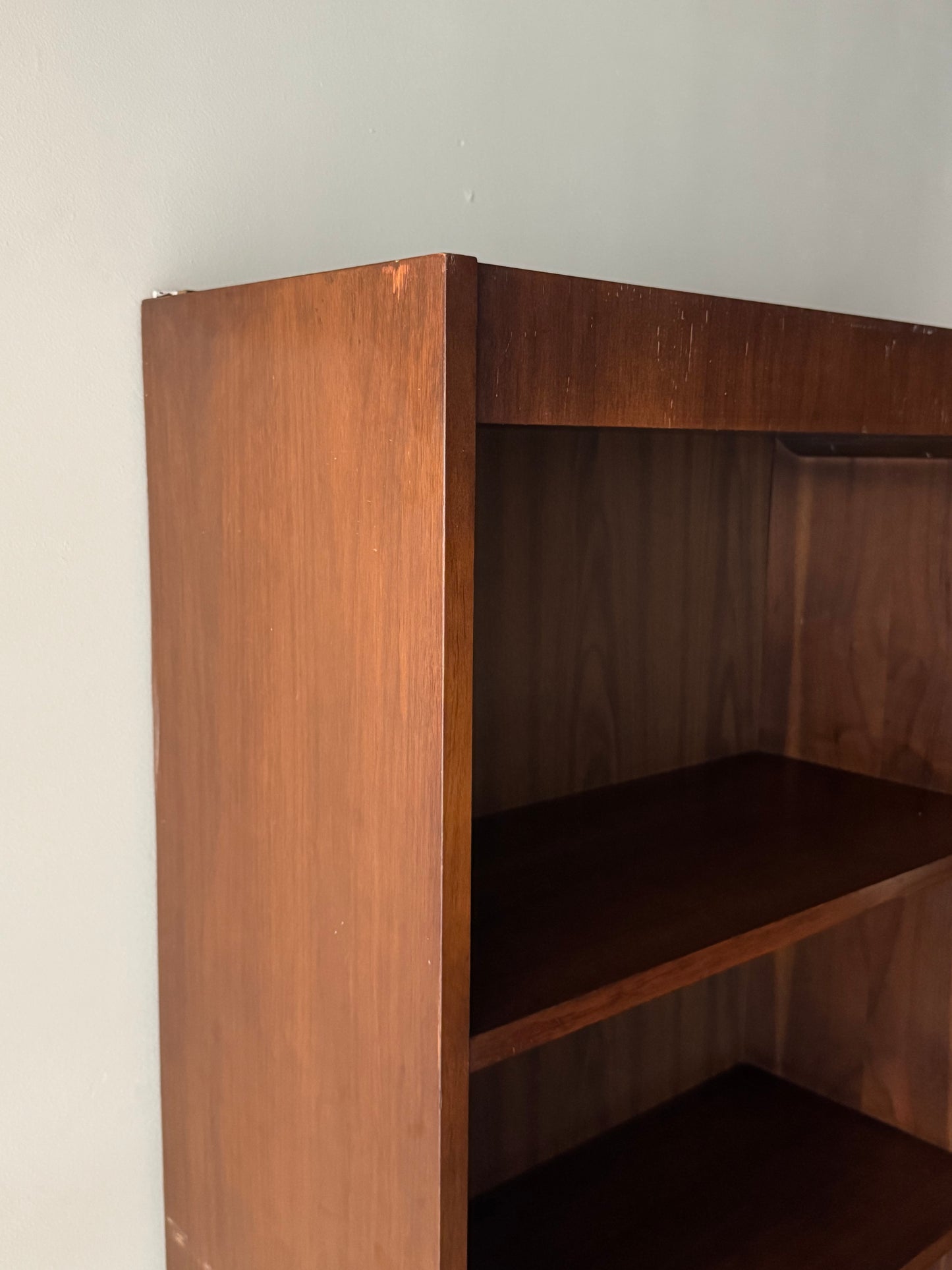 Walnut bookshelf