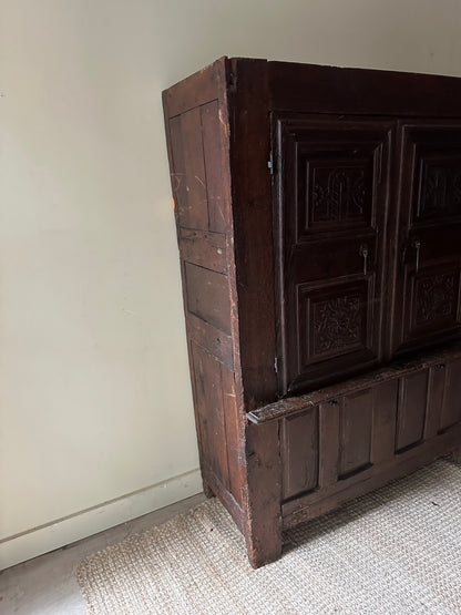 Carved French cupboard