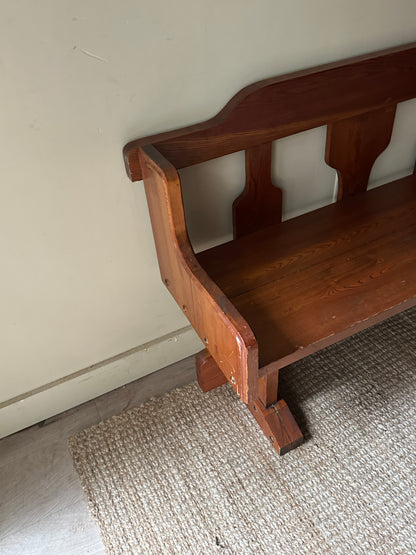 Pine bench