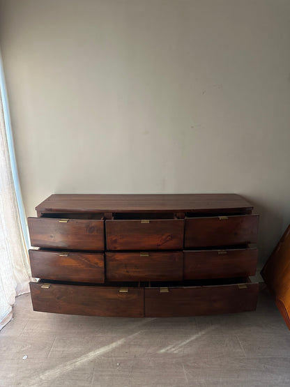 Dark pine dresser