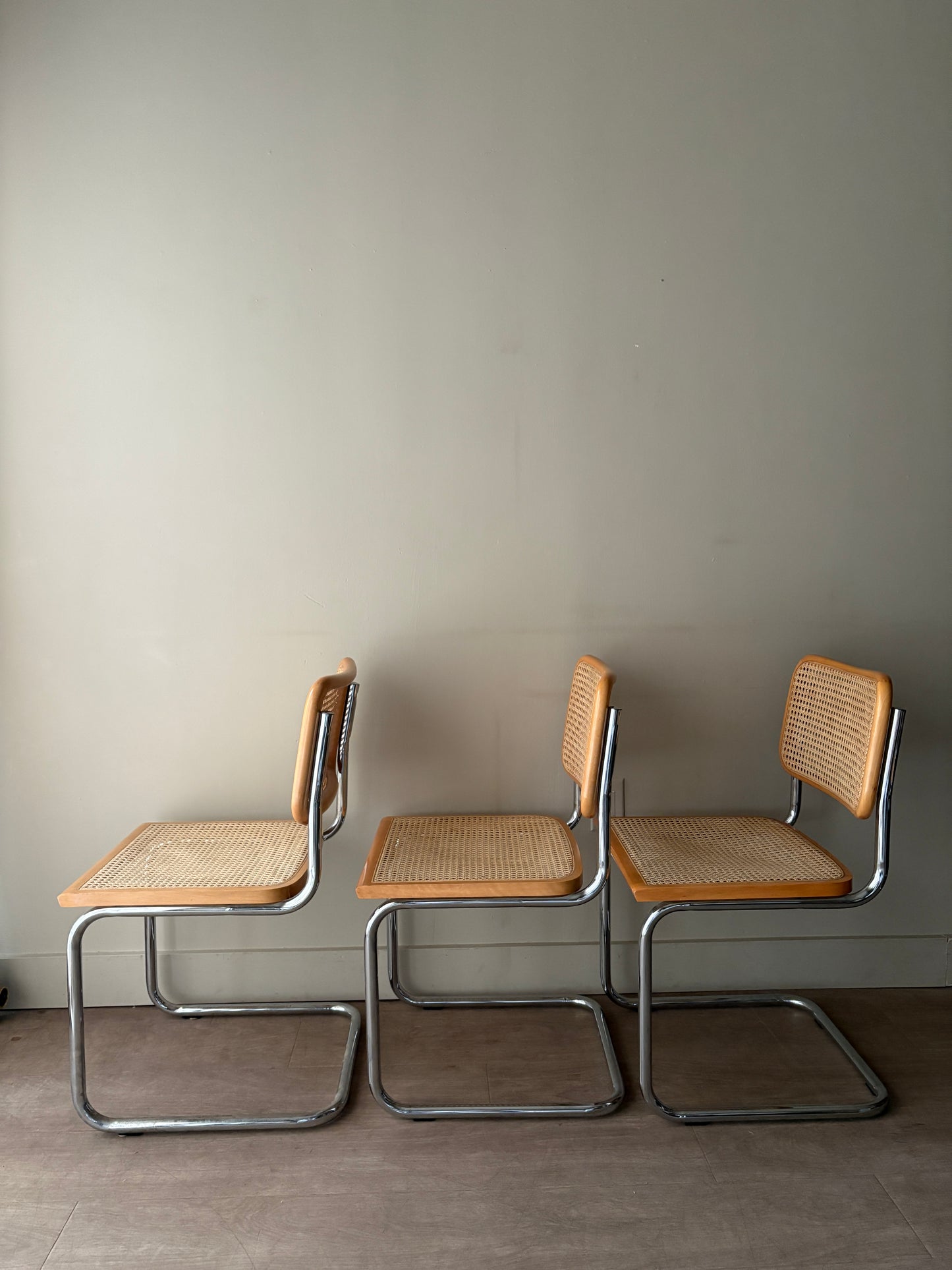 Cesca dining chairs. Sold individually.