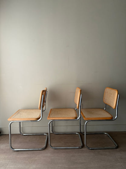 Cesca dining chairs. Sold individually.