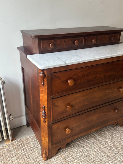 Empire marble top dresser