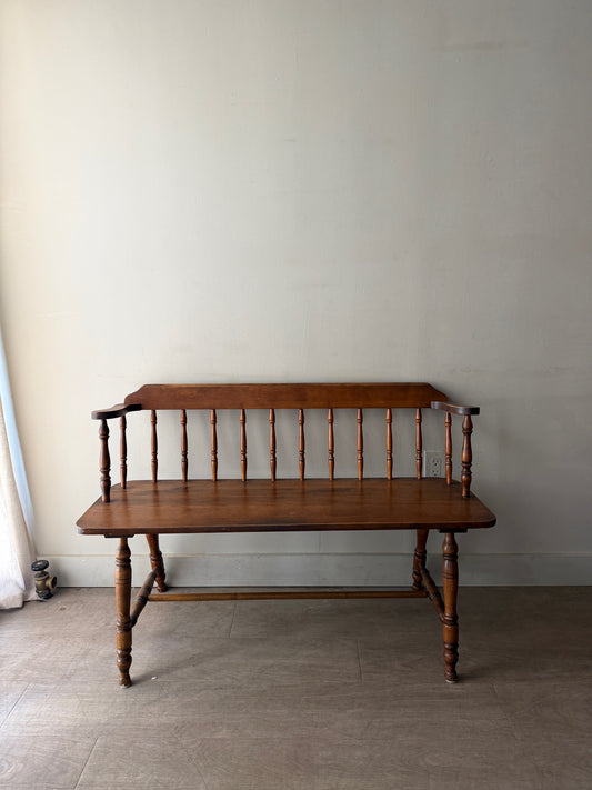 Farmhouse maple bench