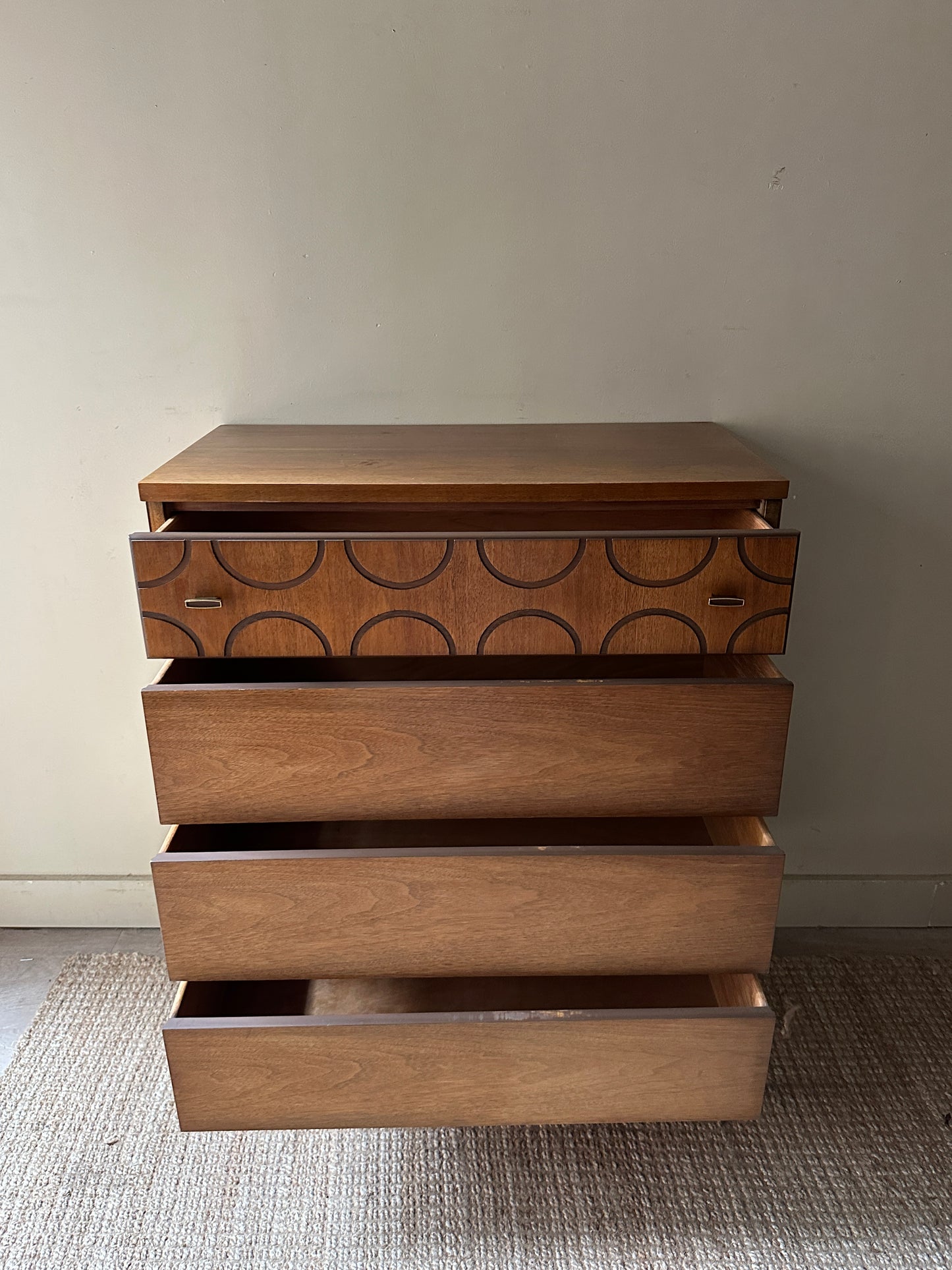 Walnut tallboy