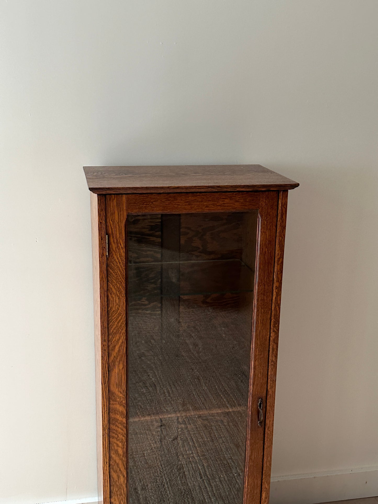 Oak display case