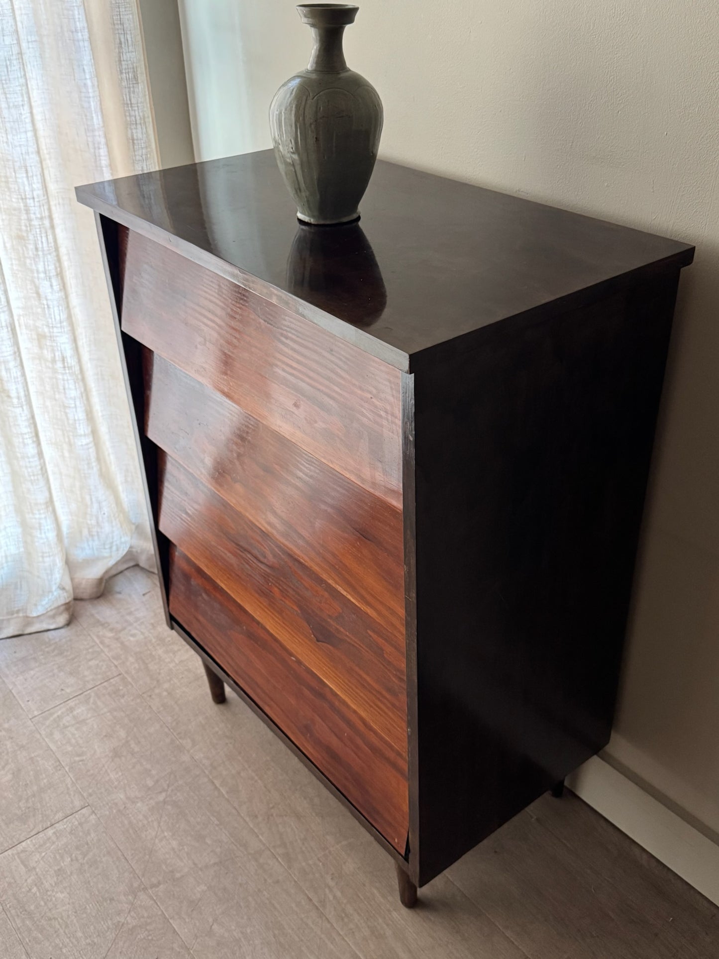 Stained pine dresser